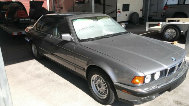 rare - 1991 bmw 750il e32 m70 v12 runs but needs brake and power steering work
