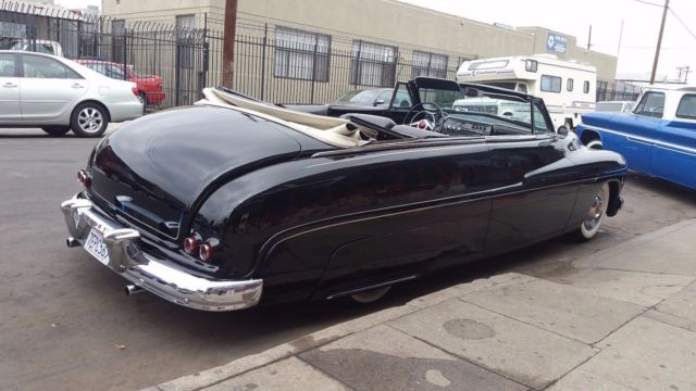 1949 mercury factory convertible chopped 3'' 1950 1951 50 51