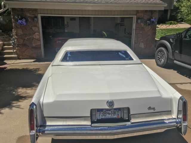 white 1978 cadillac eldorado biarritz low milage