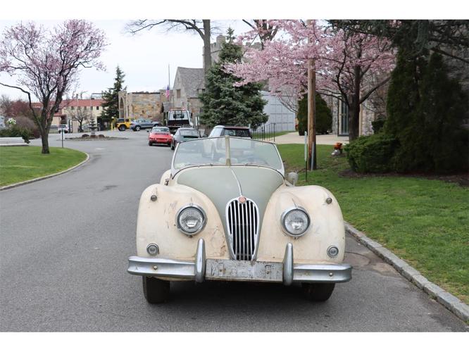 1957 jaguar xk140 in astoria, new york