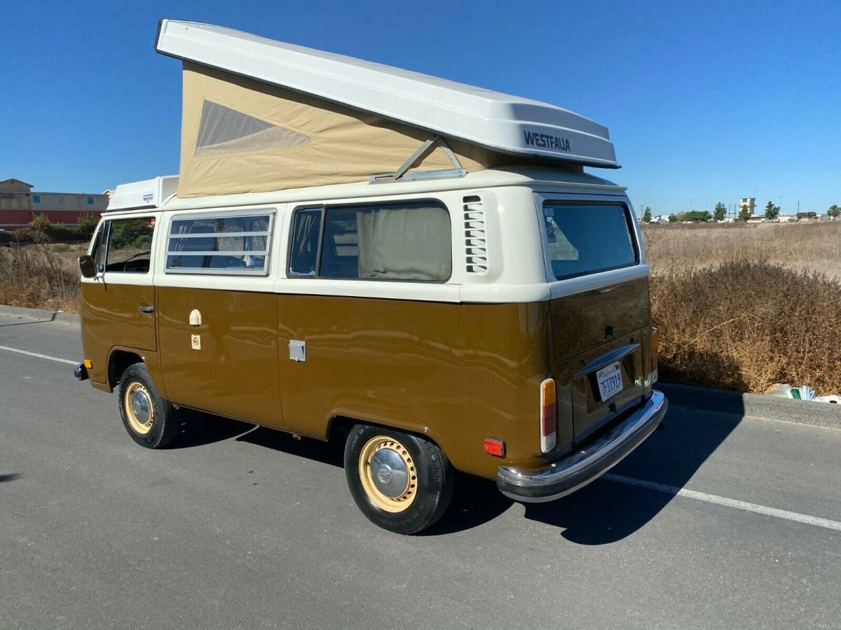 1978 volkswagen campmobile westfalia champagne edition brown restored cali westy