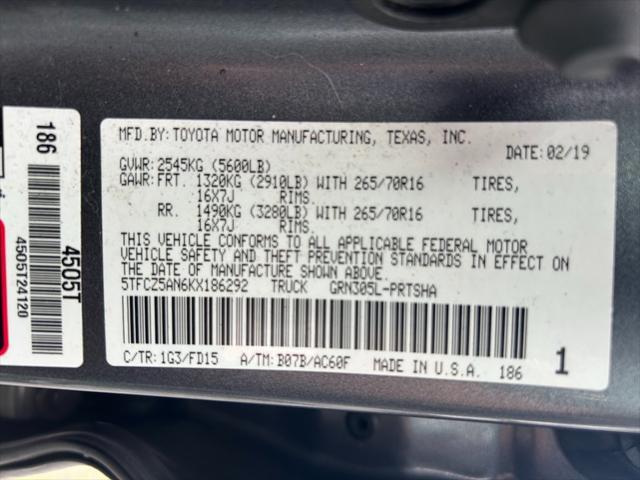 2019 toyota tacoma trd off road