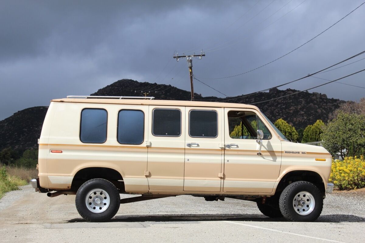 econoline 351 c6 trans 4x4 conversion van cargo van camper van rare options