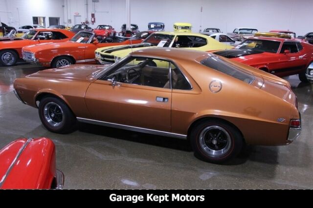 1969 amc amx bittersweet orange coupe 390ci/315hp 4bbl v8 5279 miles