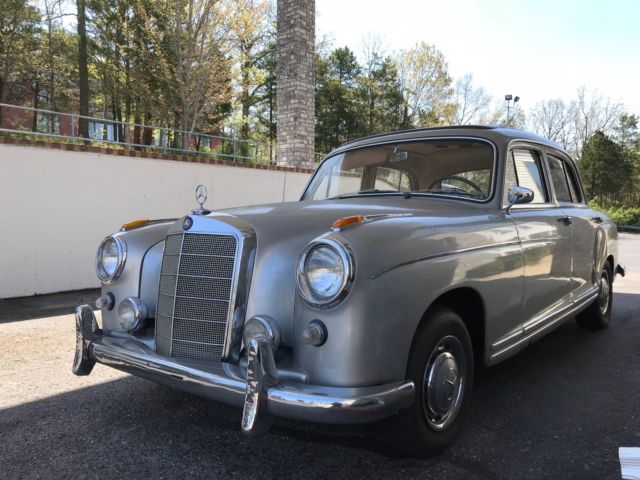 rare 1958 mercedes benz 220s with webasto sun roof