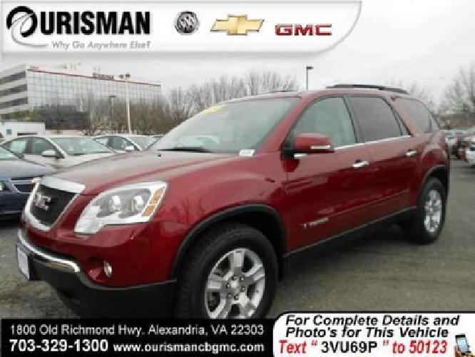 2008 gmc acadia slt-2 in alexandria, va