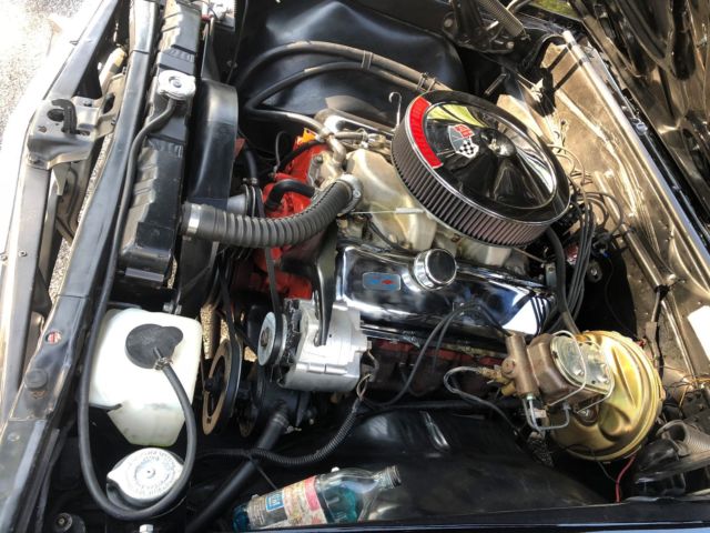 1966 chevelle black with american wheels 4 speed big block