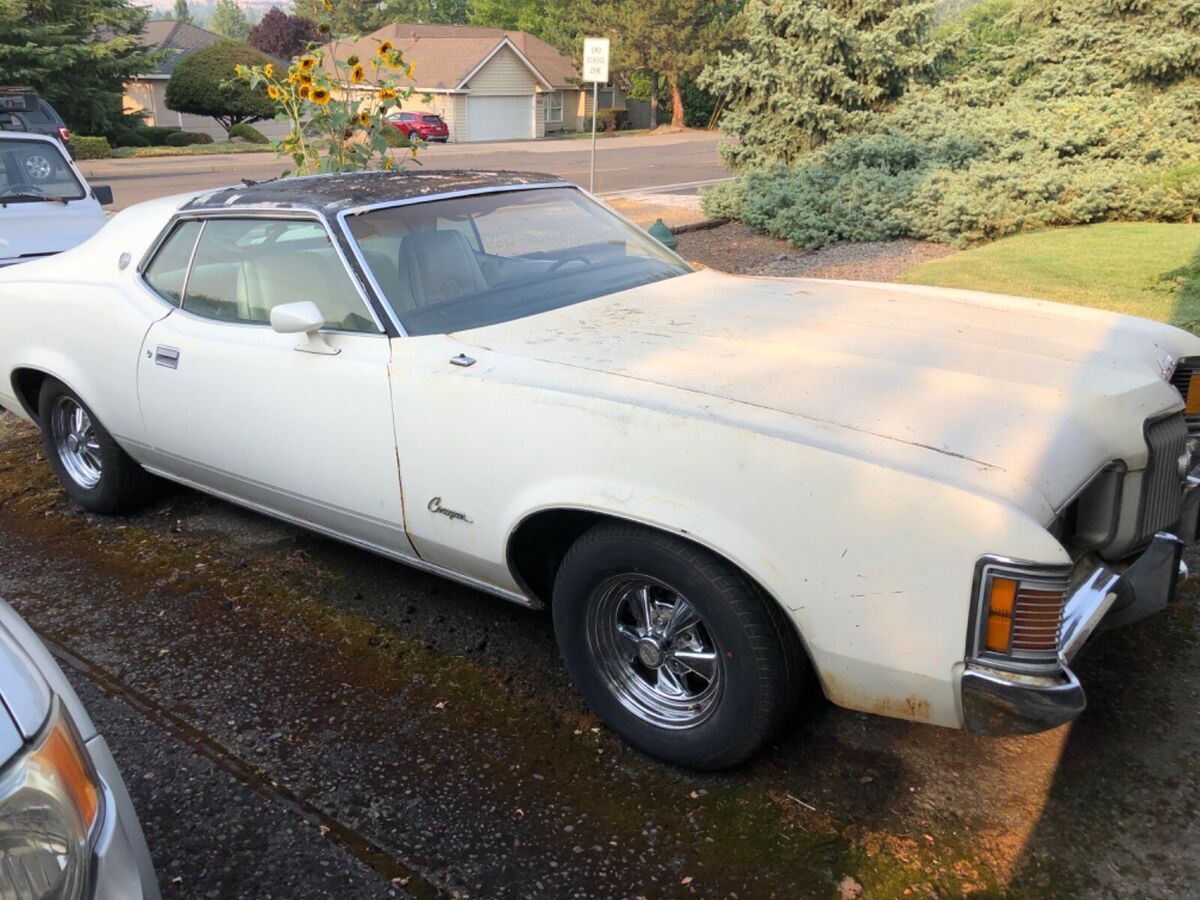1972 mercury cougar xr7 estate vehicle parked in 1978 straight 71k+ extras! n/r