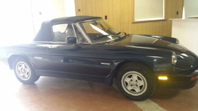 1988 alfa romeo spider quadrifoglio convertible 2-door 2.0l