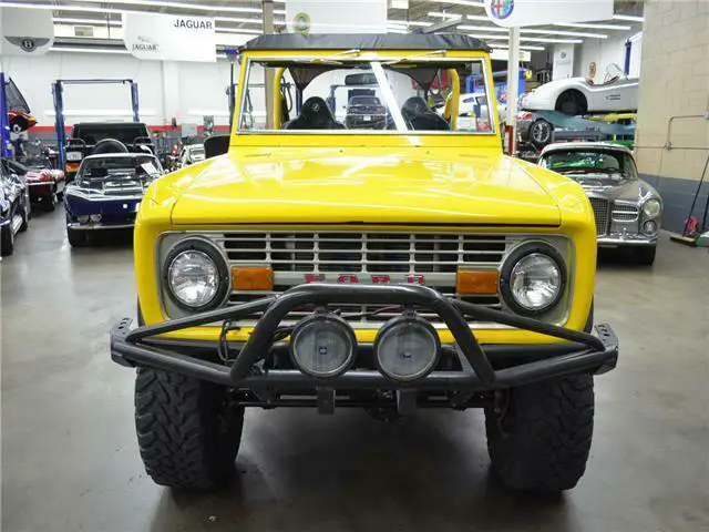 1974 ford bronco 4x4 3800 miles yellow suv 302ci v8 automatic
