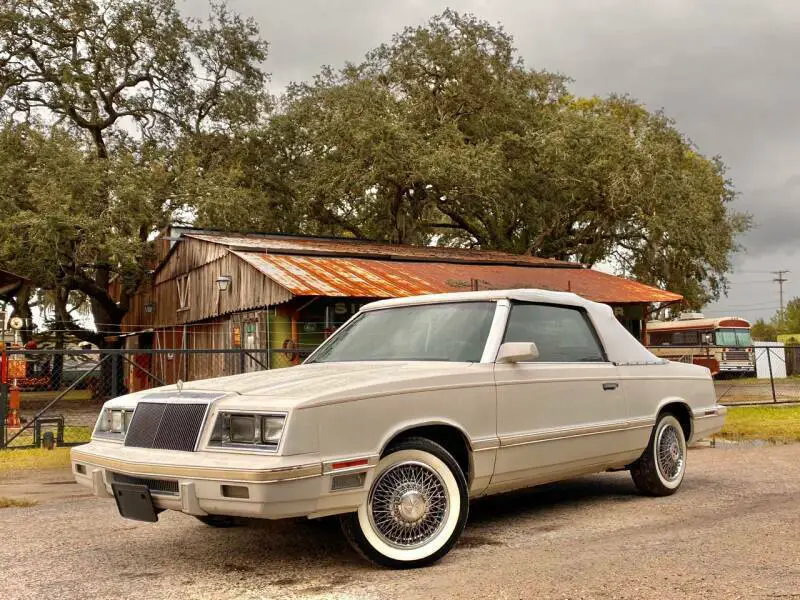 1982 chrysler le baron mark cross medallion convertible collectors model