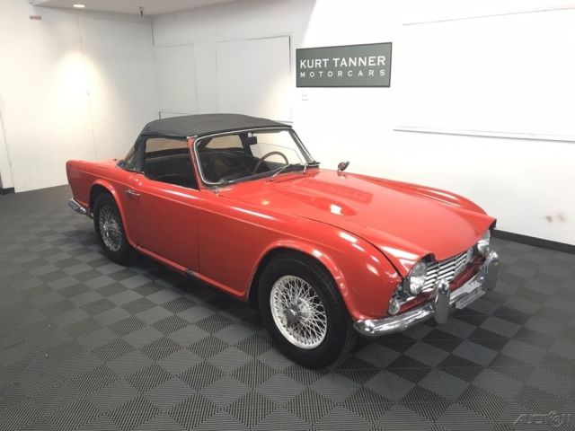 1964 triumph tr4. rare factory overdrive. nicely optioned car for improvement