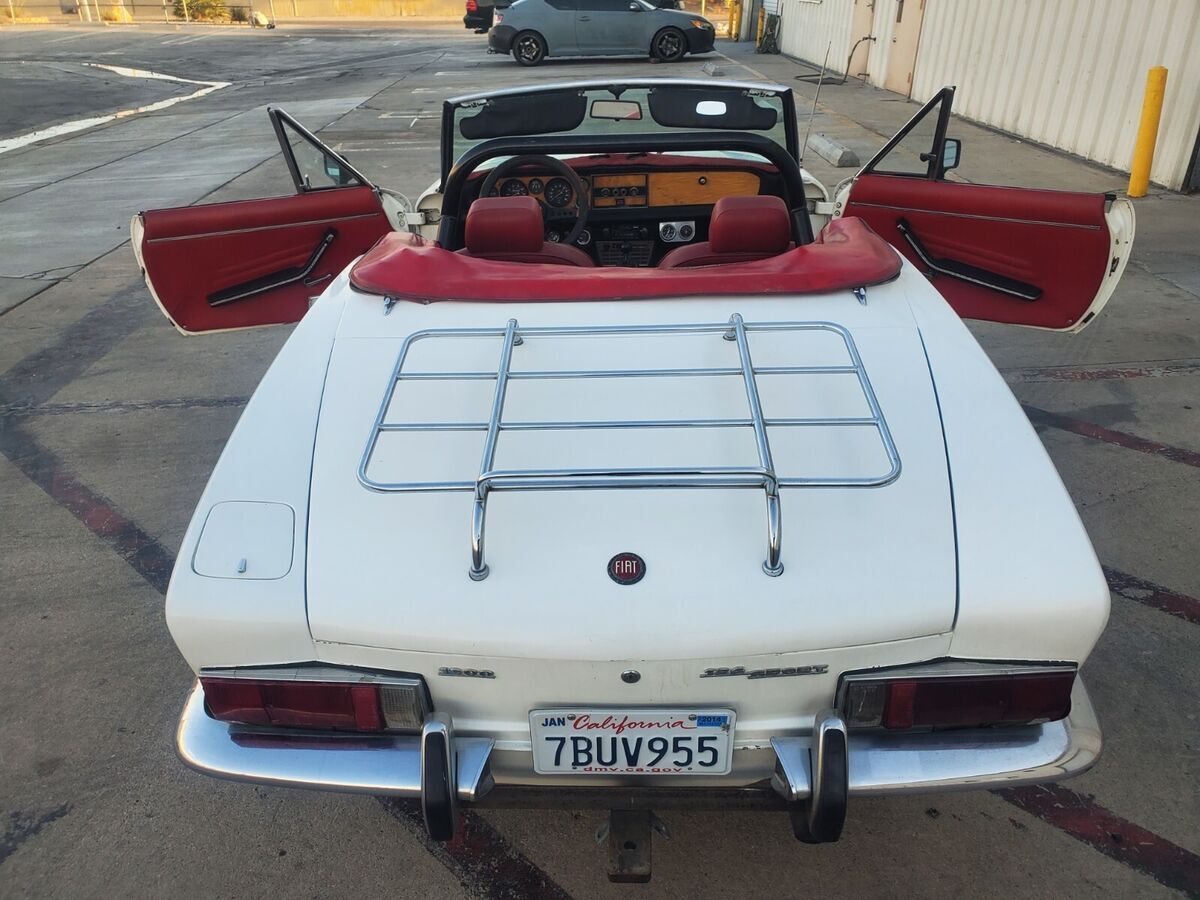 1972 fiat 124 spider convertible barn find rust free