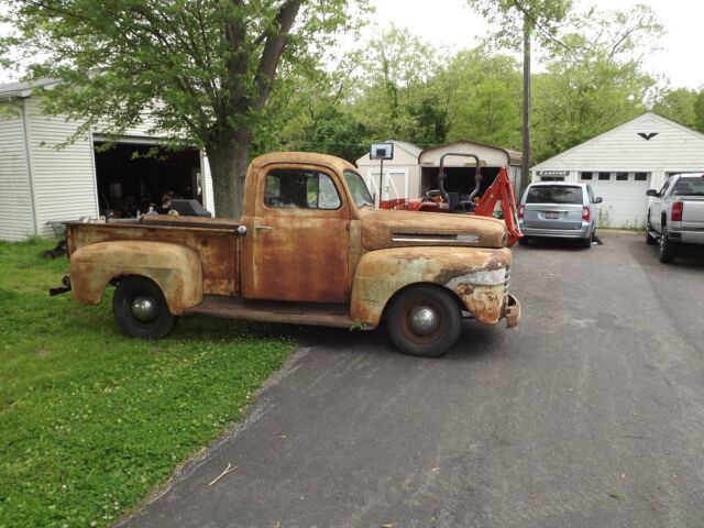 1950, ford, f1, pickup barn find project no reserve ratrod