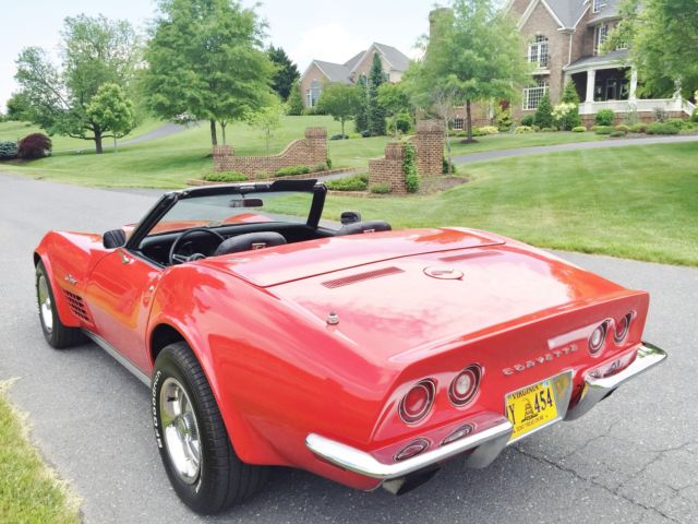 1971 chevy corvette stingray convertible 4 speed