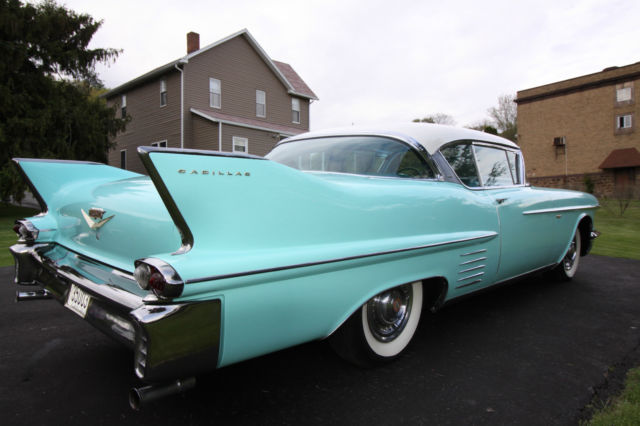 classic vintage 1958 cadillac coupe deville