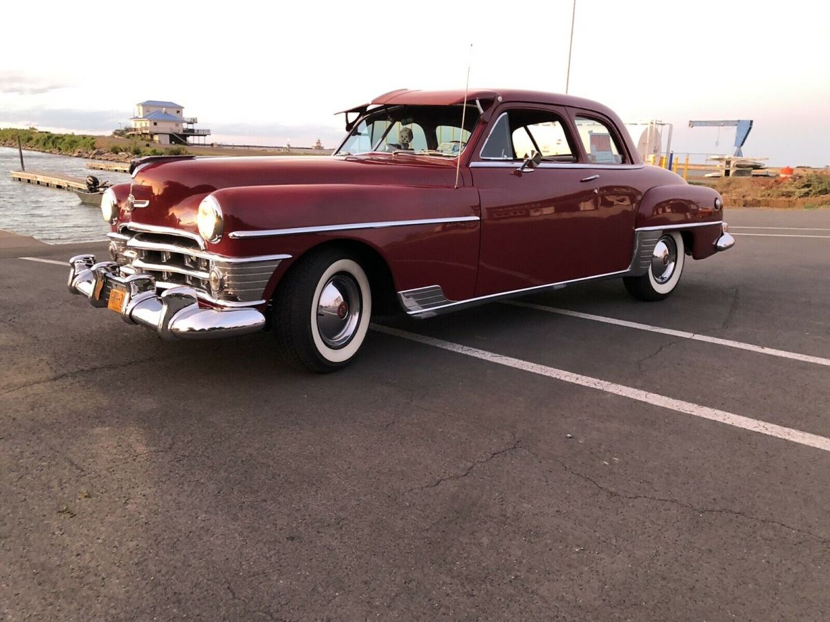 1950 chrysler new yorker coupe red rwd automatic
