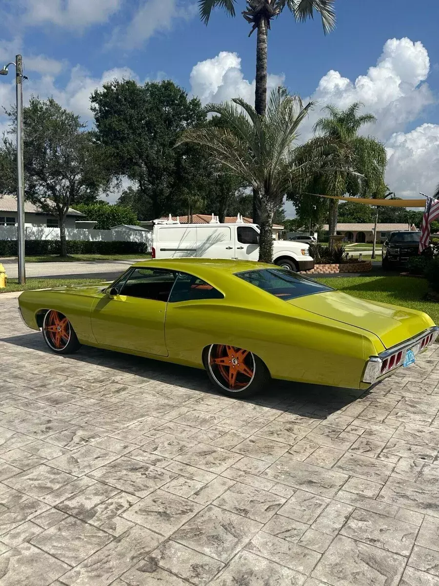 1968 chevrolet impala coupe green fastback