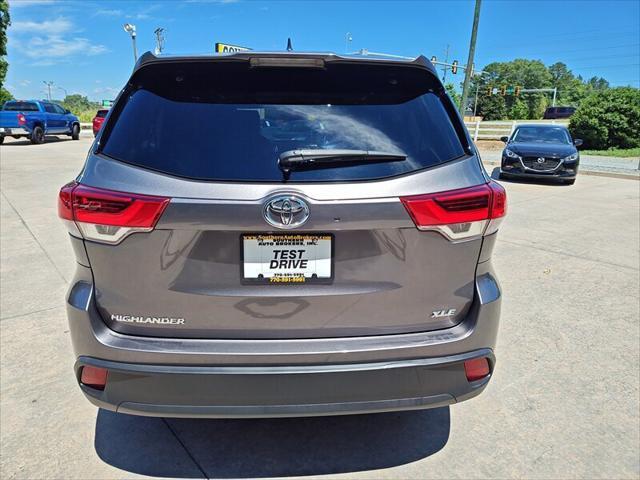 2018 toyota highlander xle