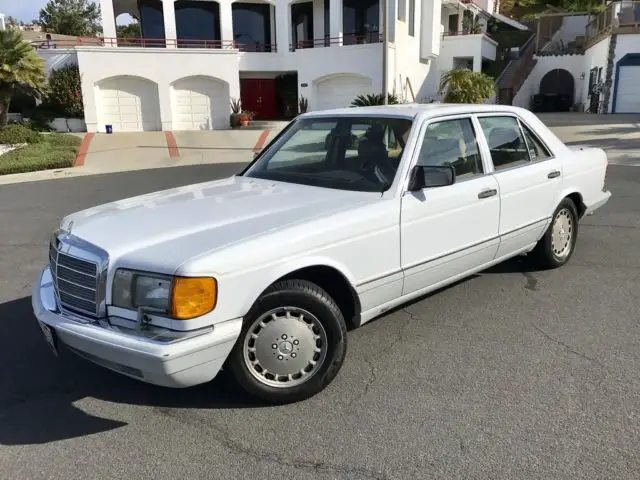 ********* 1989 mercedes benz 300se arctic white clean title 300 se