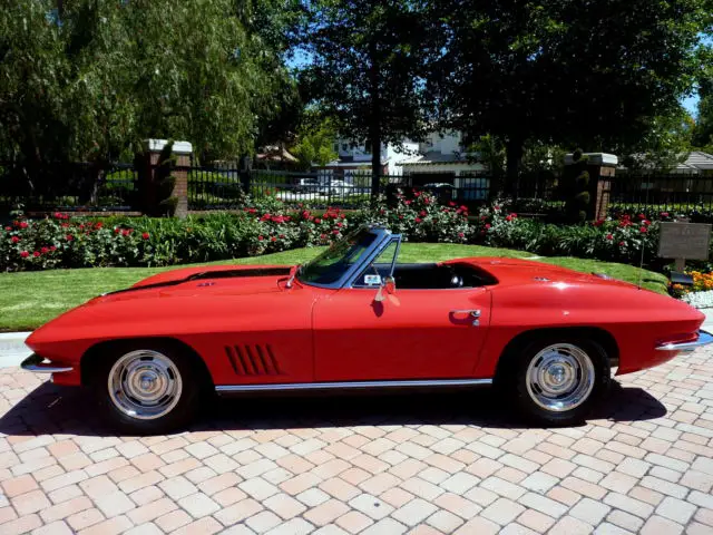 california 1967 fully restored corvette convertible big block / beautiful!!!