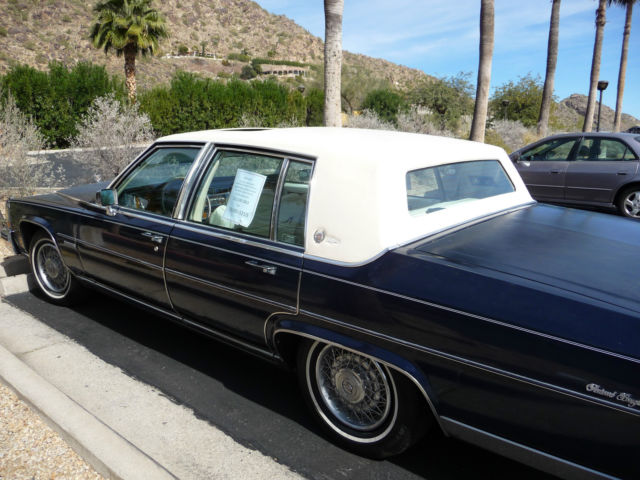 1983 cadillac fleetwood brougham d'elegance sedan 4-door 4.1l