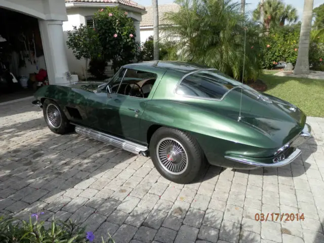 1967 corvette coupe. 327/350. shows 35,000 miles and appears to be actual