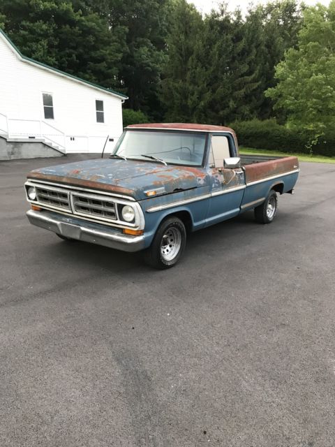 1971 ford f-100 360 v8 ac power steering very solid runs & drives great original