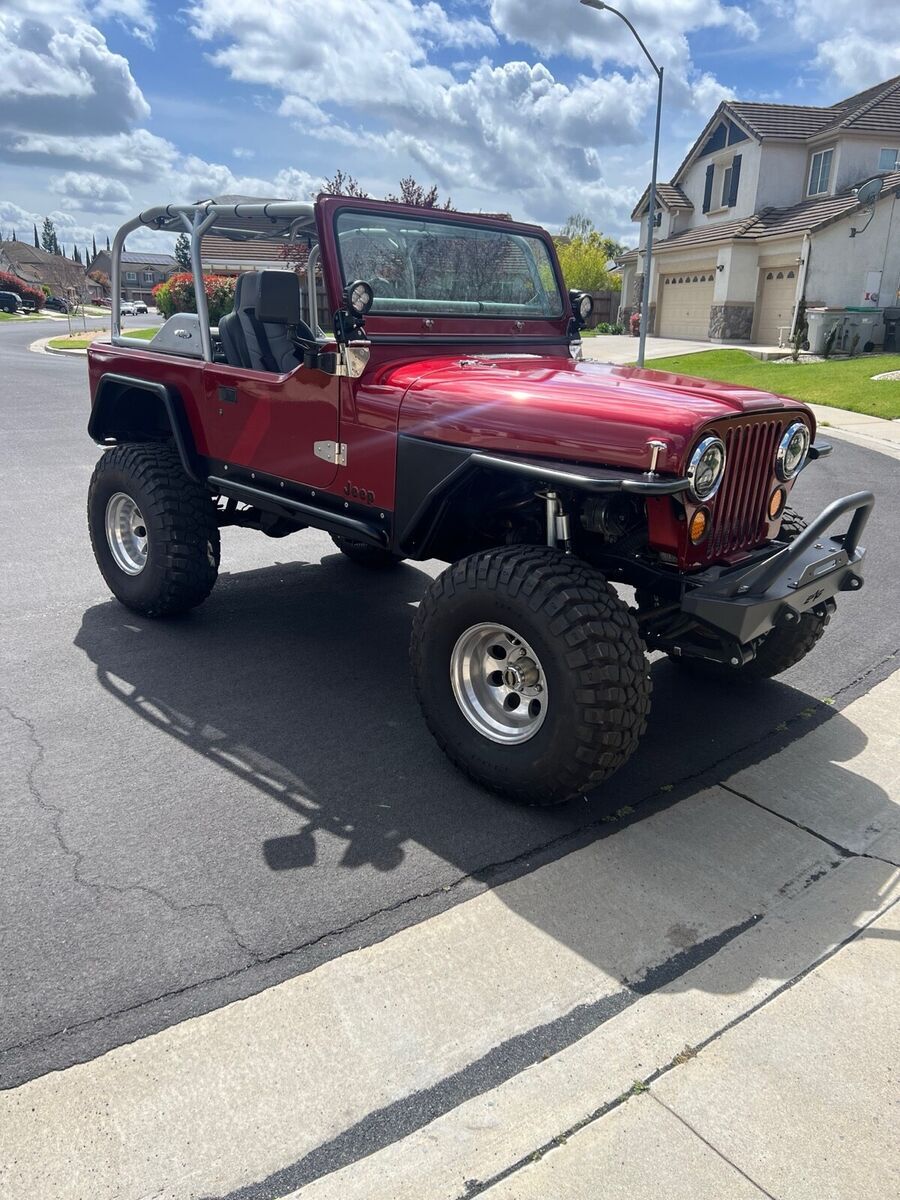1985 jeep cj red cj7