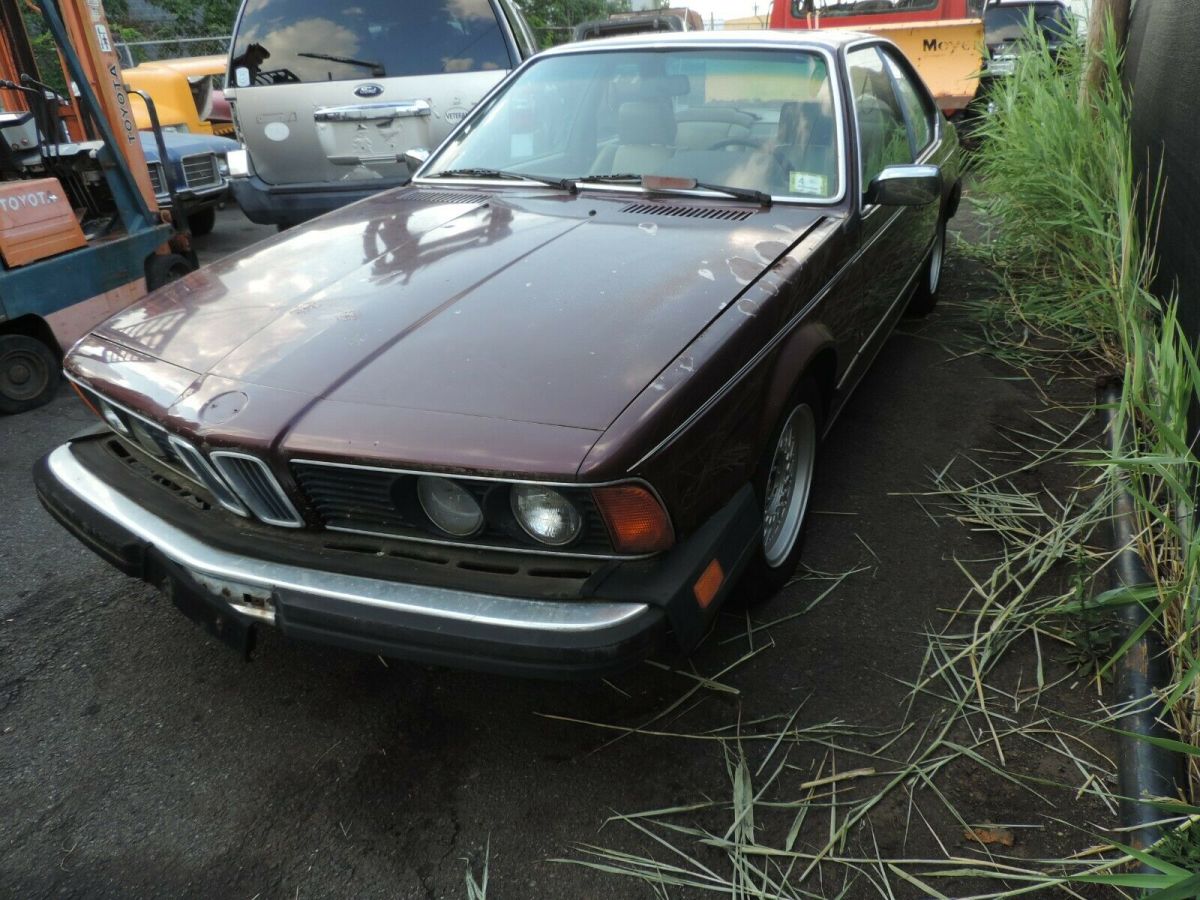 1985 bmw 635csi 6 series project needs restoration