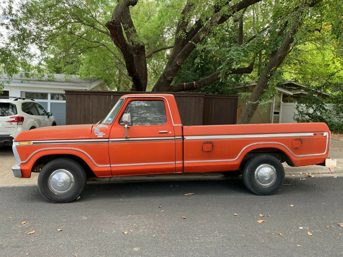 1977 ford f-150 ranger xlt long bed, 6.0l v8, automatic