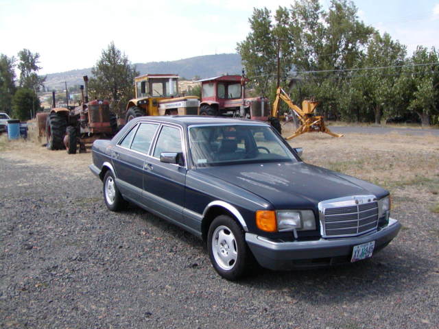 1986 mercedes-benz 420 sel, nice driving car