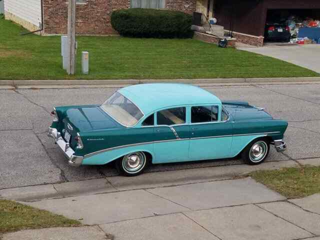 1956 chevrolet 210 four door very nice look !!!!