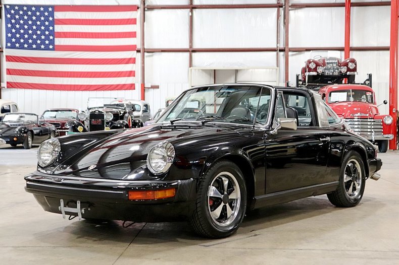 1974 porsche 911 carrera targa 37361 miles black coupe 2.7l flat 6 5-speed manua