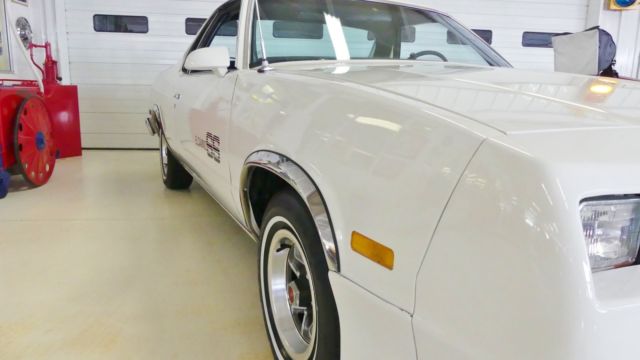 1987 chevrolet el camino ss tribute 54506 miles white pickup 305ci 5l automatic
