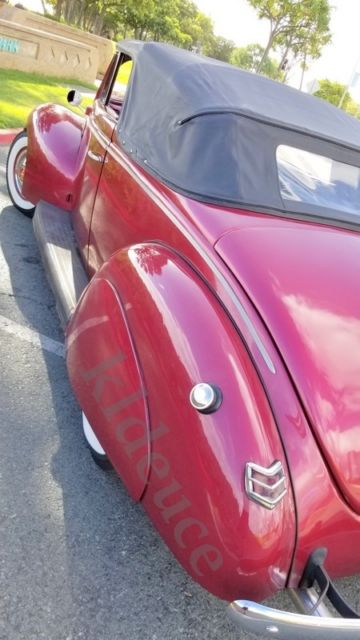 1940 ford deluxe convertible 40 hot street rod or lead sled tail dragger cruiser