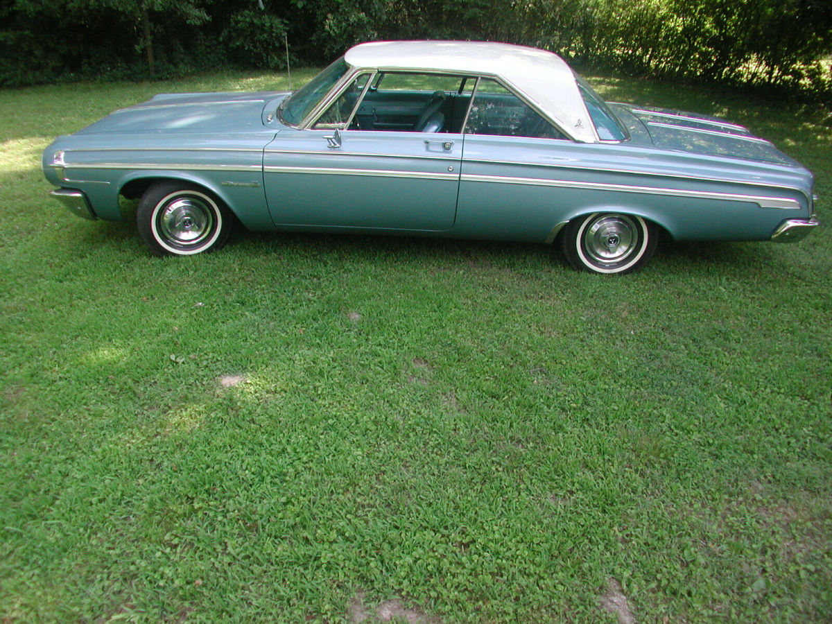 1964 dodge polara 500, beautiful blue on blue, 2 dr, 318, automatic, nice!