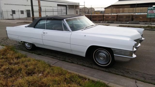 1965 cadillac coupe deville convertible * solid california running project 1966