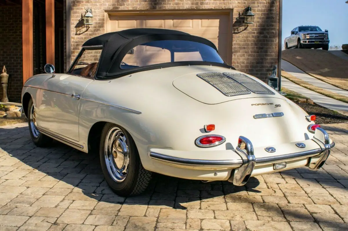 1962 porsche 356b white