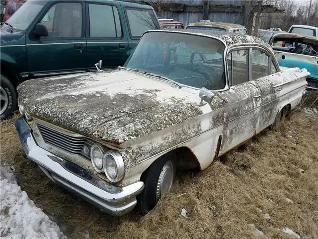 1960 pontiac catalina white 389 v8 automatic