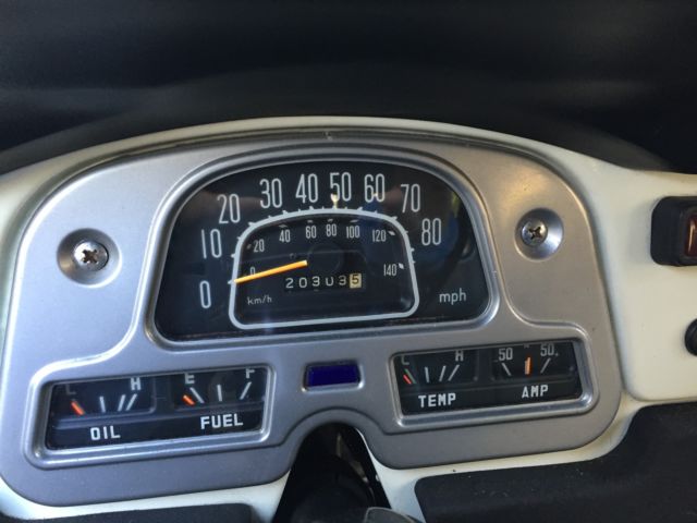 1979 toyota landcruiser fj40 factory a/c & radio