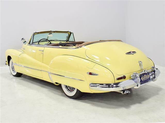 1948 buick super 56c 77123 miles cream convertible 248 cubic inch straight-8