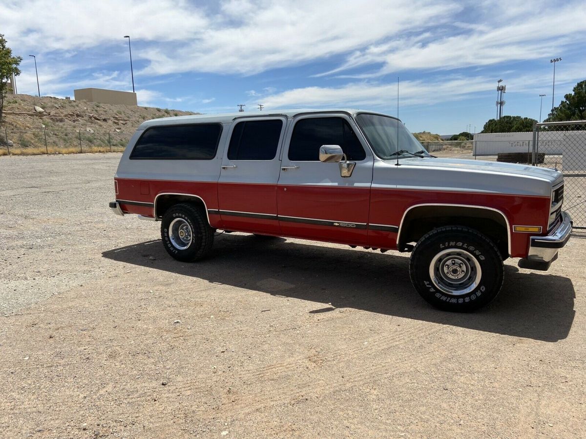 1990 chevrolet v1500 suburban suv grey 4wd automatic v1500