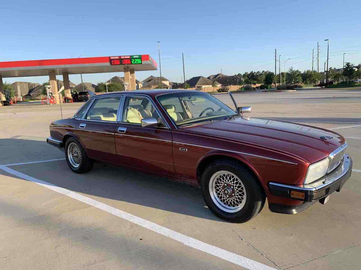 1991 jaguar xj6 sedan red rwd automatic vanden plas