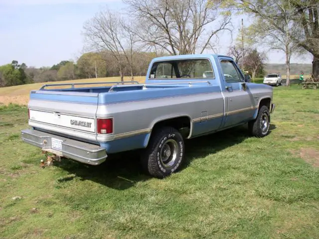 1984 chevrolet silverado 4 x 4 long bed pickup truck 4 wheel drive automatic k10