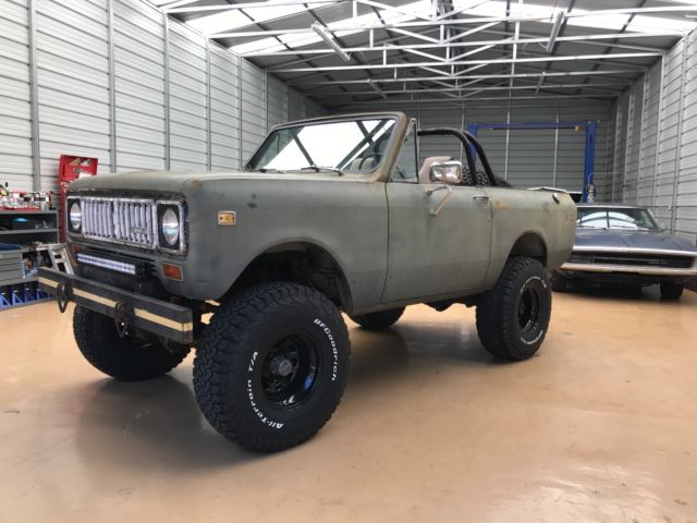 1975 international scout ii, baja, original miles, patina, daily driver,lifted