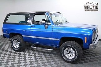 1975 chevrolet blazer ac! auto! 8k miles. show or go!