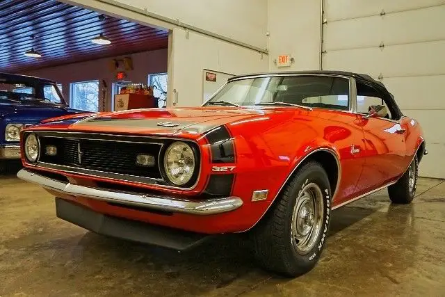 1968 chevrolet camaro, red with 10,194 miles available now!