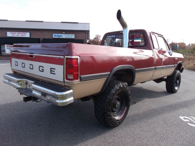 1992 dodge ram 250 4x4 cummins diesel 5.9 loaded w/ options 1989 1990 1991 1993