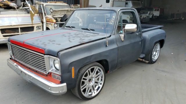 1980 chevy pickup step-side short bed california see vidoe look runs drives